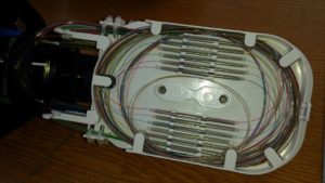 spawanie światłowodów