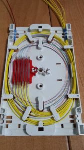 spawanie światłowodów