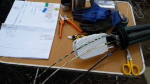 spawanie światłowodów